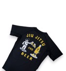 CHOSEN Beer and jiu Jitsu RASHGUARD - BLACK